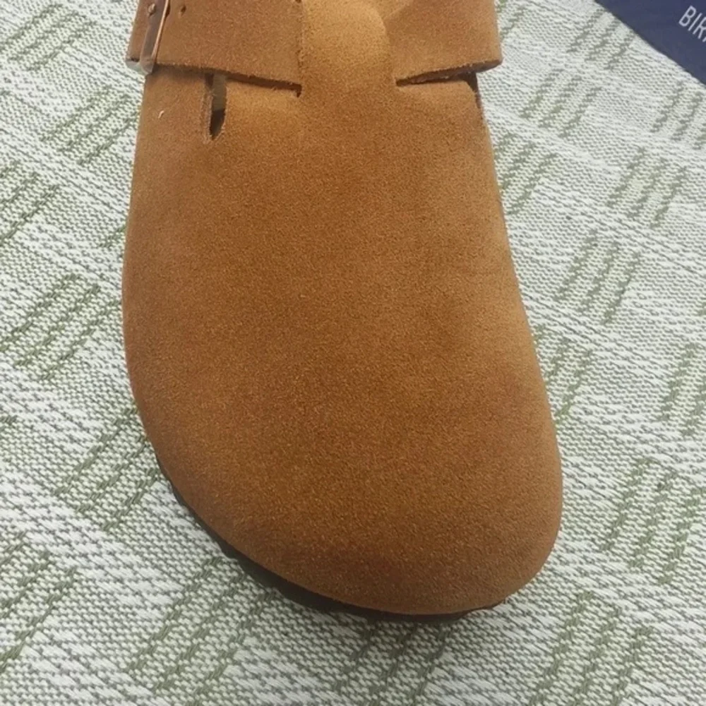 🎁Women's Birkenstock Boston Clogs - Mink Suede, Narrow Fit